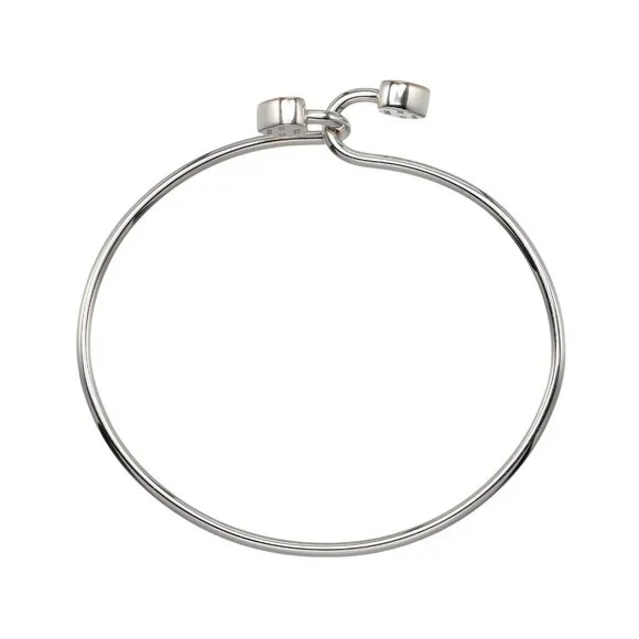 TIFFANY&Co. Double heart Bracelet Silver925/K18 yellow gold 8.53g Women